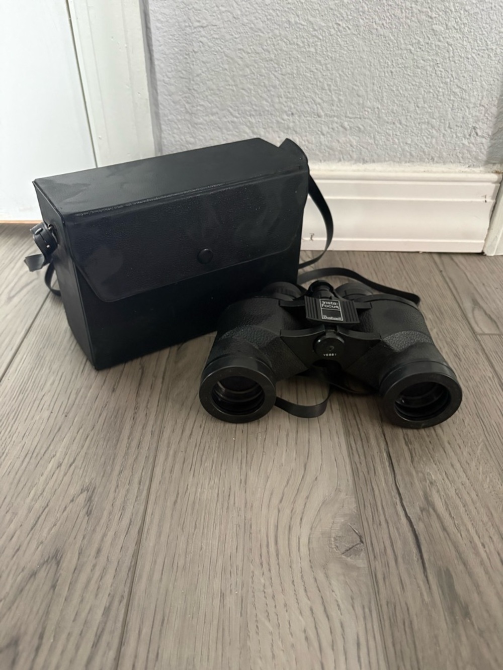 Unbranded Black Binoculars with Carry Case - 7x50 Optical Lens
